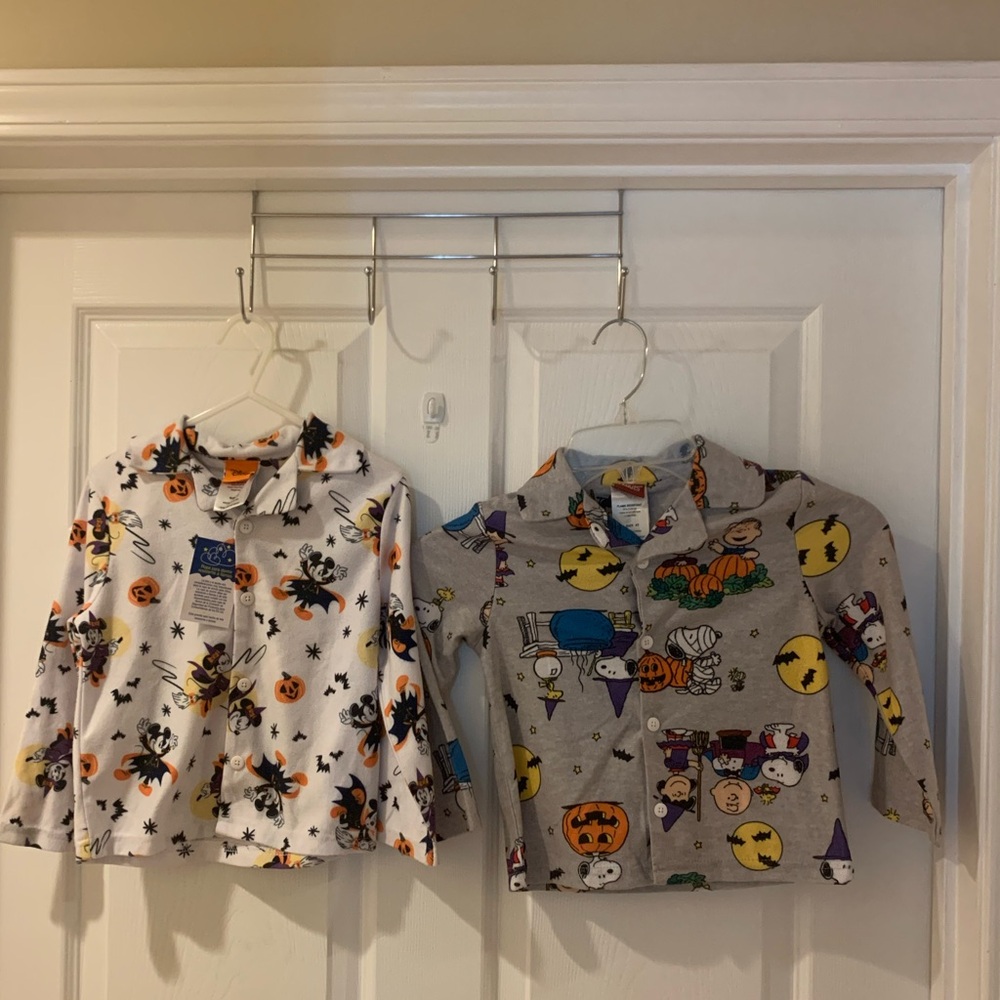 2-4T Halloween pajama tops.